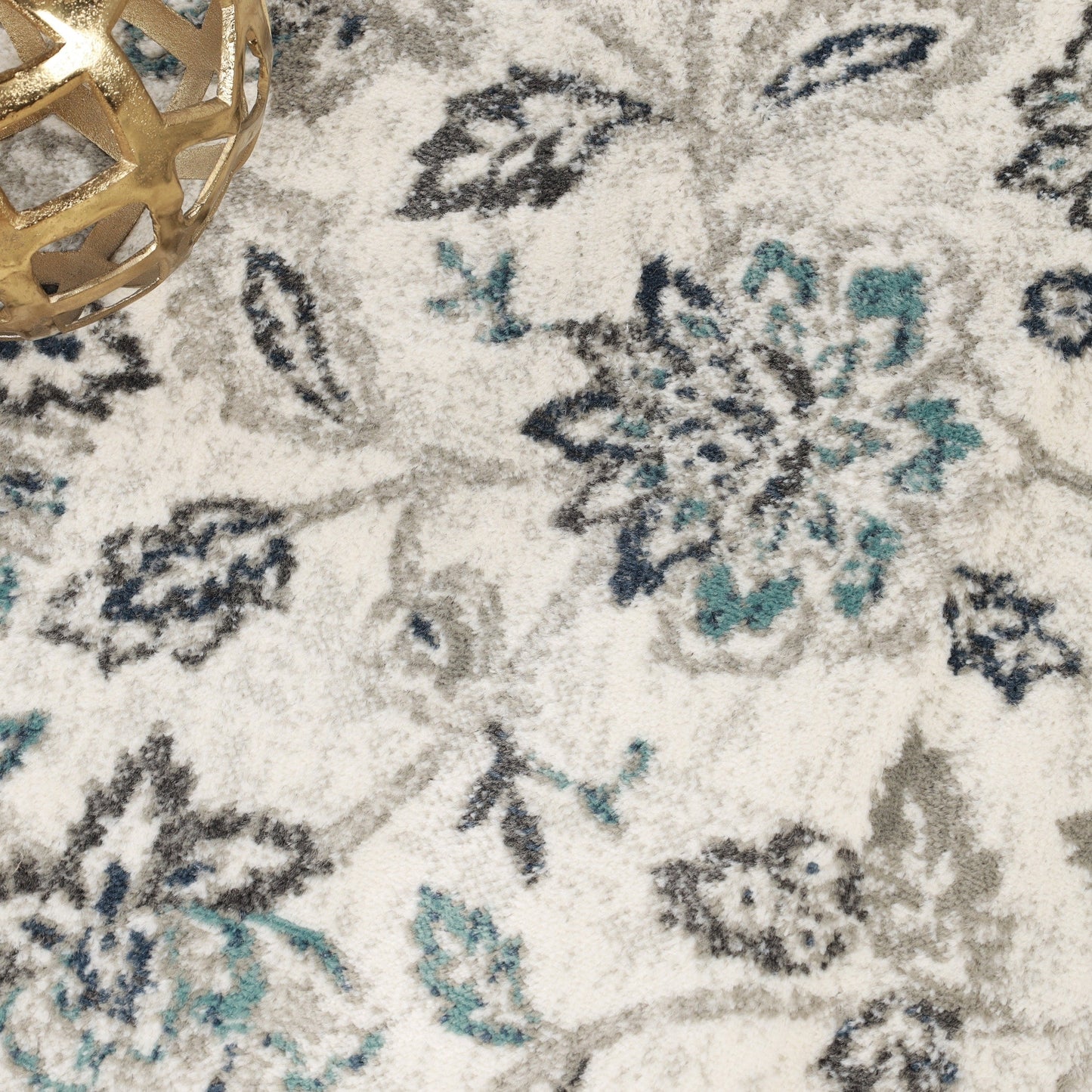 Superior Jacobean Farmhouse Floral Indoor Area Rug