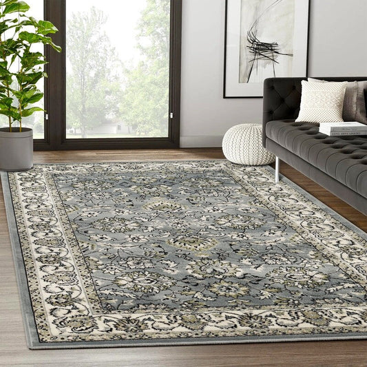 Superior Lille Classic Floral Medallion Indoor Runner or Area Rug