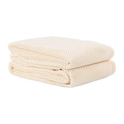 Superior Rio Reversible Non-Slip Grip Foam Mesh Indoor Area Rug Pad - Cream