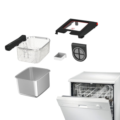 Friteuse à bain d'huile T-fal Advanced Odorless avec élément chauffant plongeant, capacité de 3,5 L - 3,5 litres
