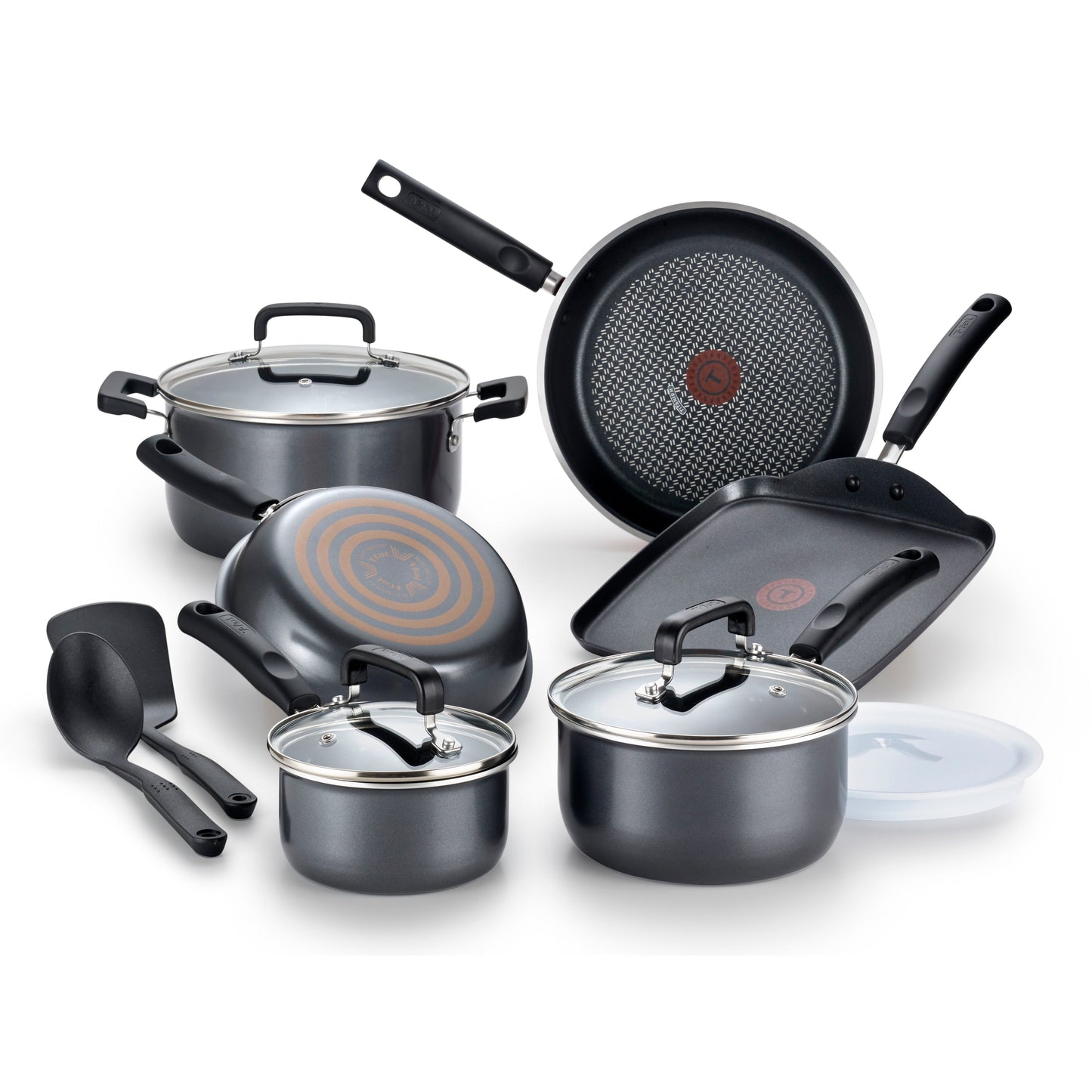 Ensemble de casseroles et poêles T-fal Signature 12 pièces