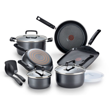 Ensemble de casseroles et poêles T-fal Signature 12 pièces