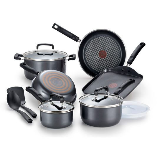 Ensemble de casseroles et poêles T-fal Signature 12 pièces