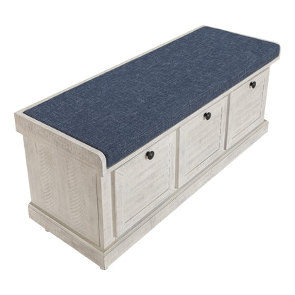 Le banc de rangement Arbakka de The Gray Barn