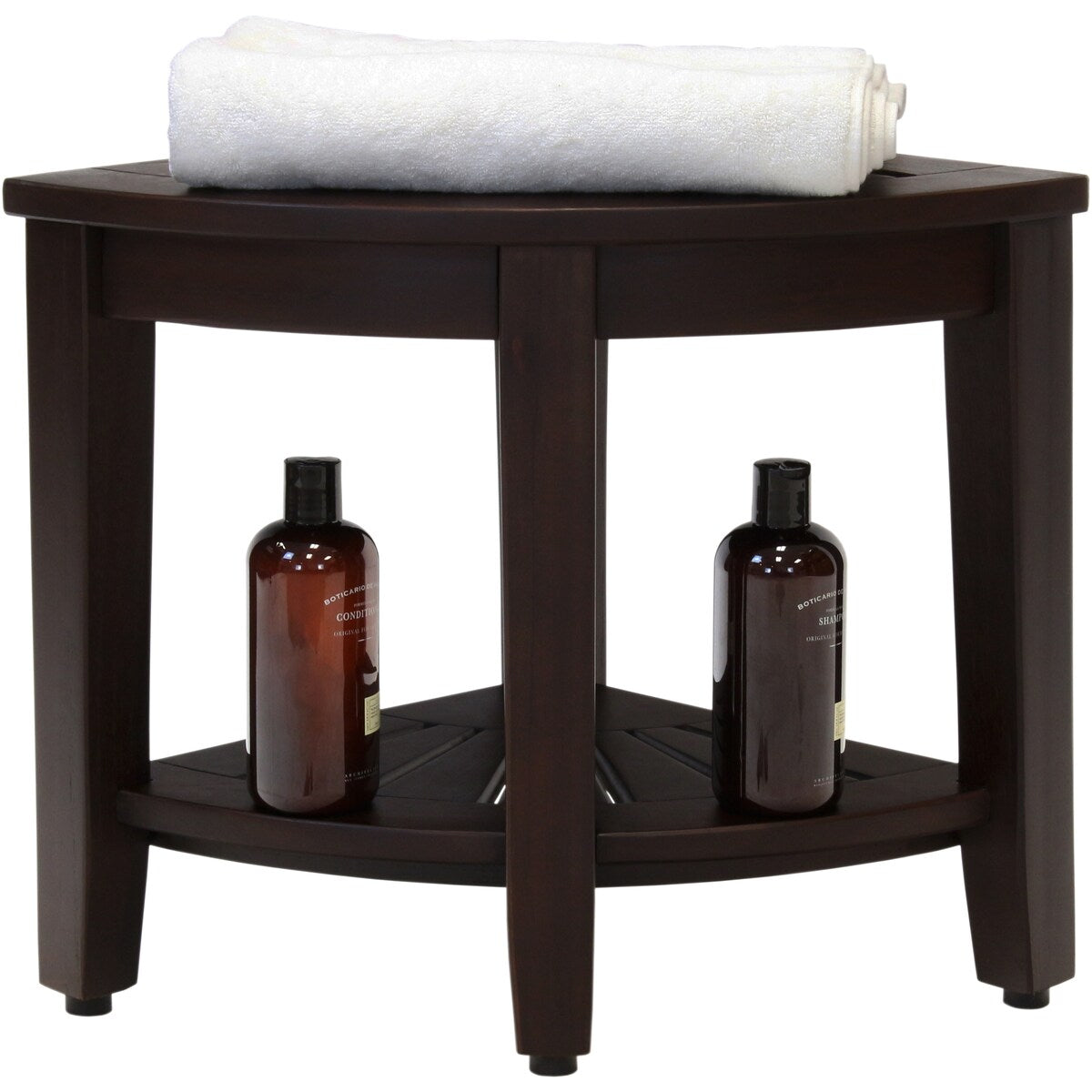 The Original Kai Corner Teak Shower Bench