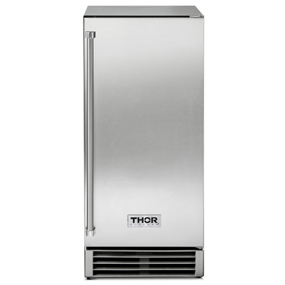Fabrique de glaçons encastrable Thor Kitchen de 38 cm (15 pouces) avec une production quotidienne de 23 kg (50 lbs).
