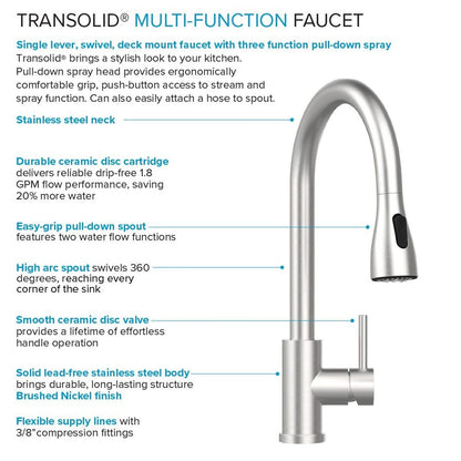 Transolid EWS-2422S Lavabo et support de lavage en acier inoxydable pour buanderie - 61 cm L x 56 cm P x 89 cm H - 61 cm x 56 cm