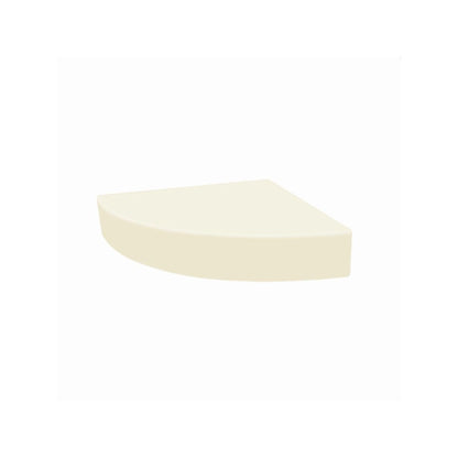 Transolid Studio, siège de douche d'angle mural en surface solide, 35,5 x 35,5 cm - 36,8 x 36,2 x 7,6 cm