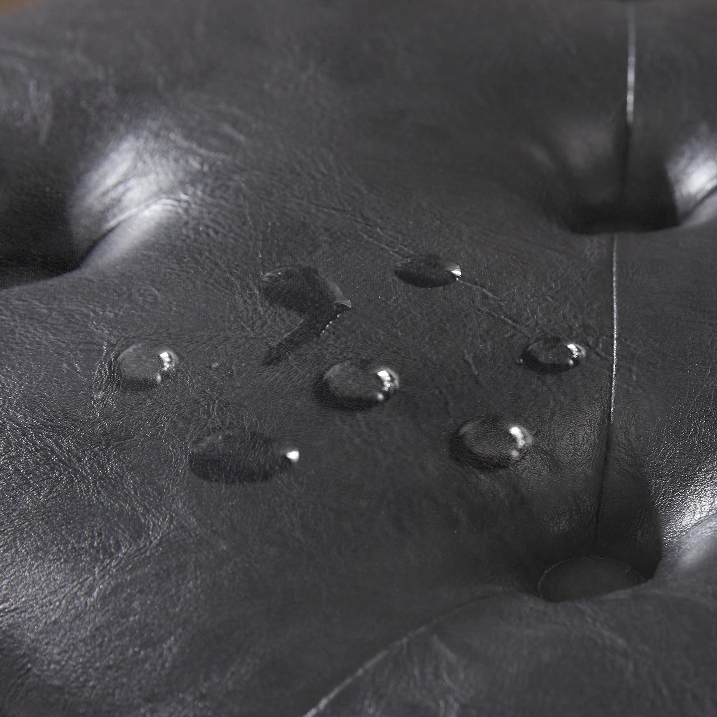 Tufted Storage Ottoman Bench, Rectangular Footstool