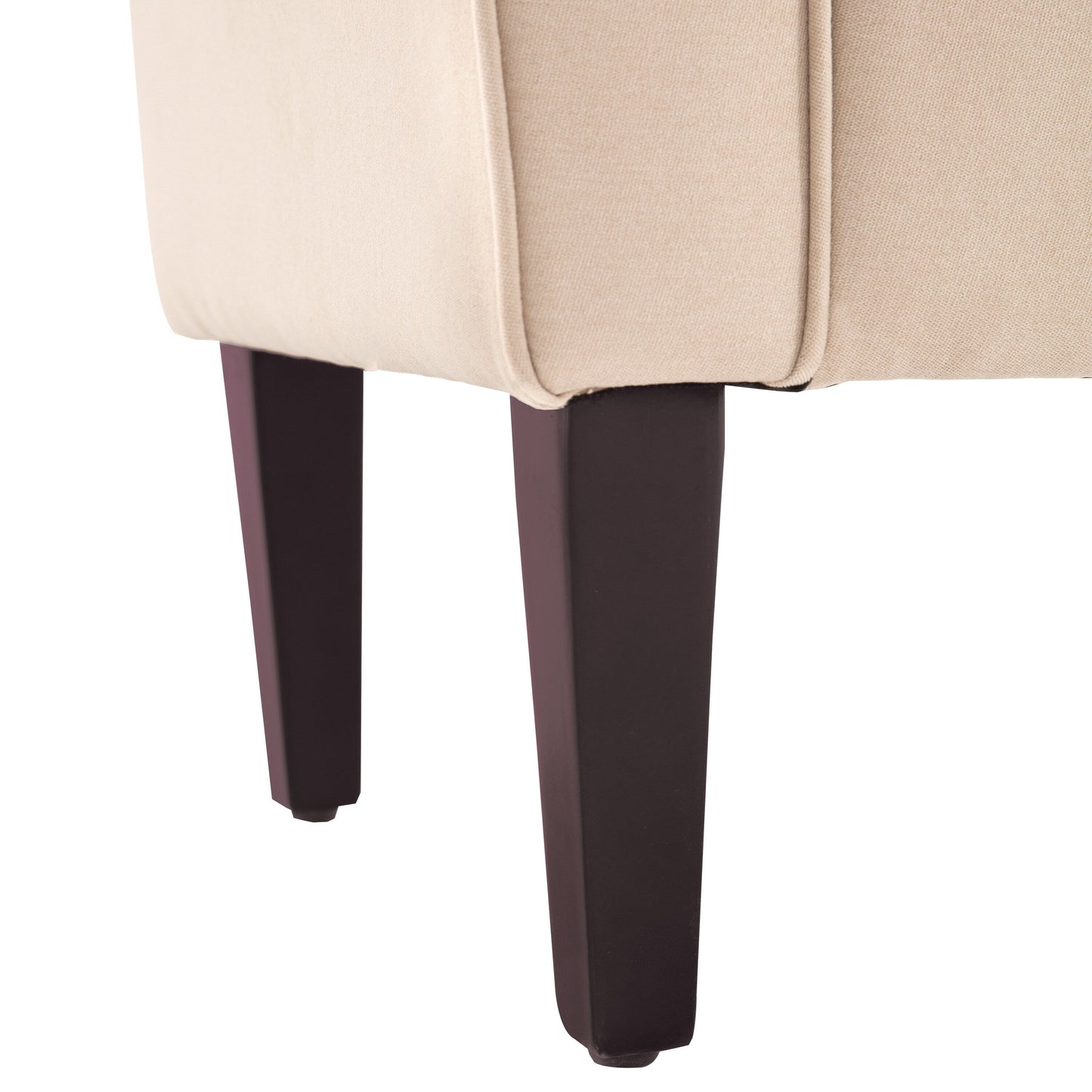 Banc de rangement capitonné, banc avec accoudoirs, banc d'entrée avec couvercle rabattable, 50,4 pouces.