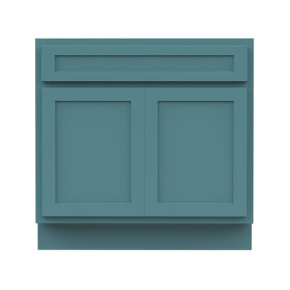 Meuble-lavabo de salle de bain Art Vanity à 36 pouces avec lavabo simple.