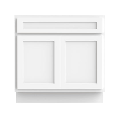 Meuble-lavabo de salle de bain Art Vanity à 36 pouces avec lavabo simple.