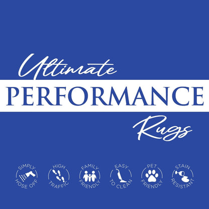 Style Haven Veranda Light Brown Solid Textured Indoor-Outdoor Area Rug