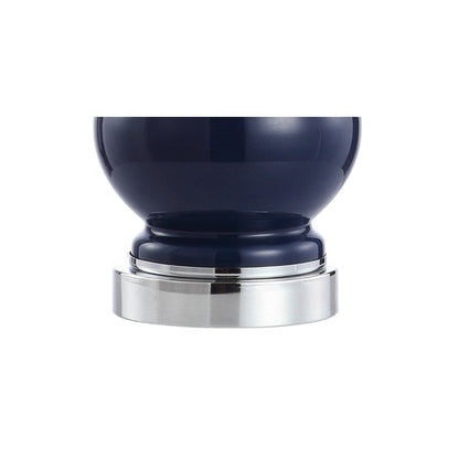 Lampe de table LED Vermont 22 en verre et métal, blanche (lot de 2) par JONATHAN Y