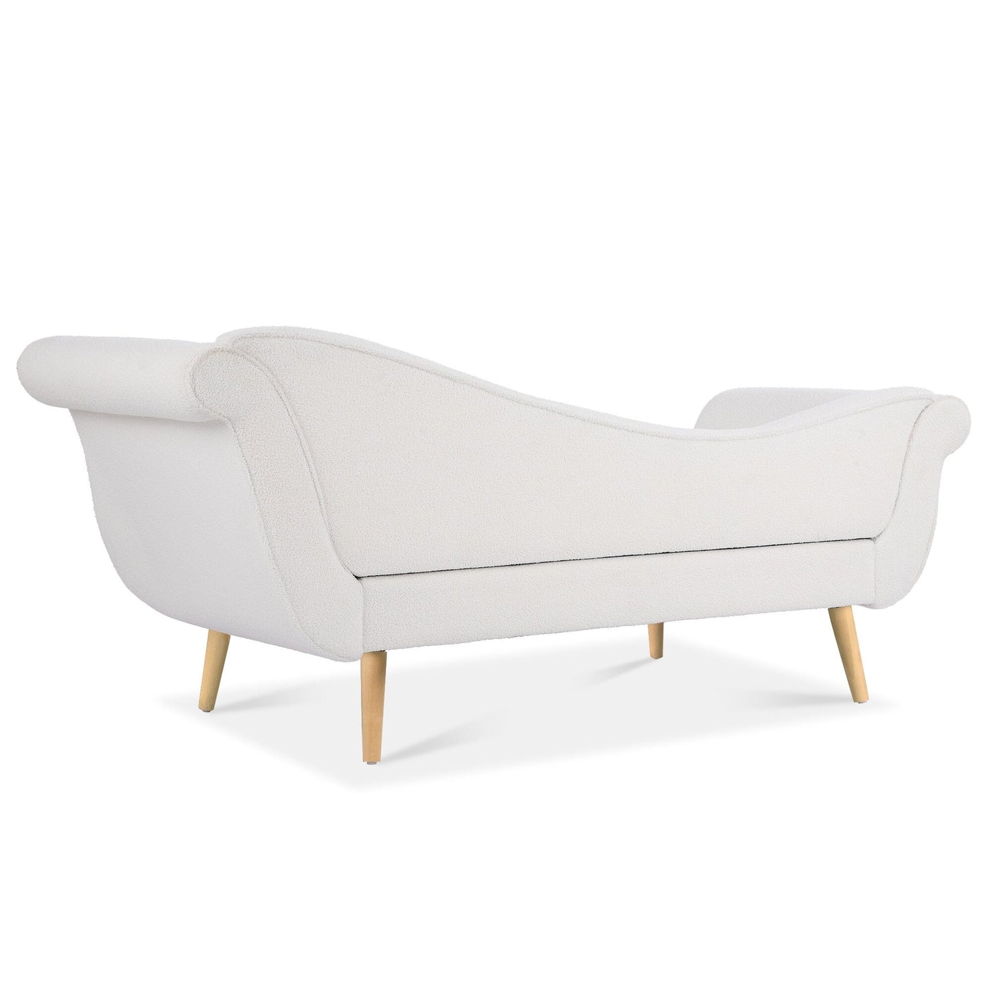 Chaise longue vintage avec accoudoirs enroulés de Christopher Knight Home