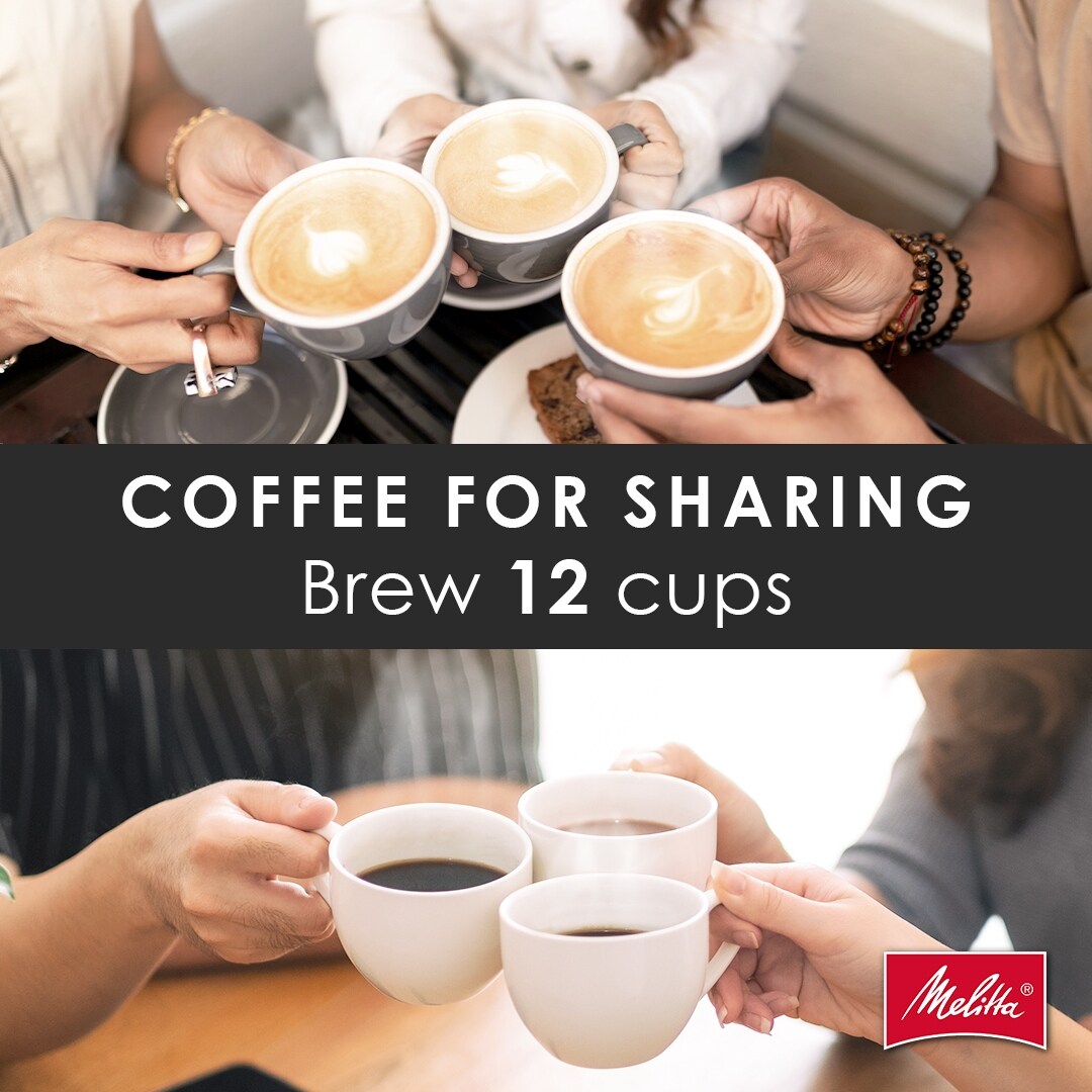 Vision Machine à café goutte-à-goutte Luxe 12 tasses avec tableau de bord rotatif