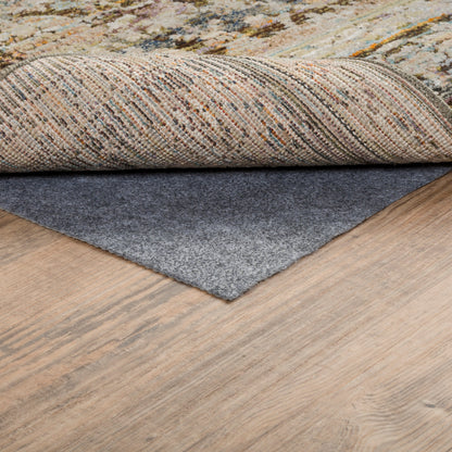 Vista Home Multi-Surface Reversible Indoor Rug Pad. - Grey