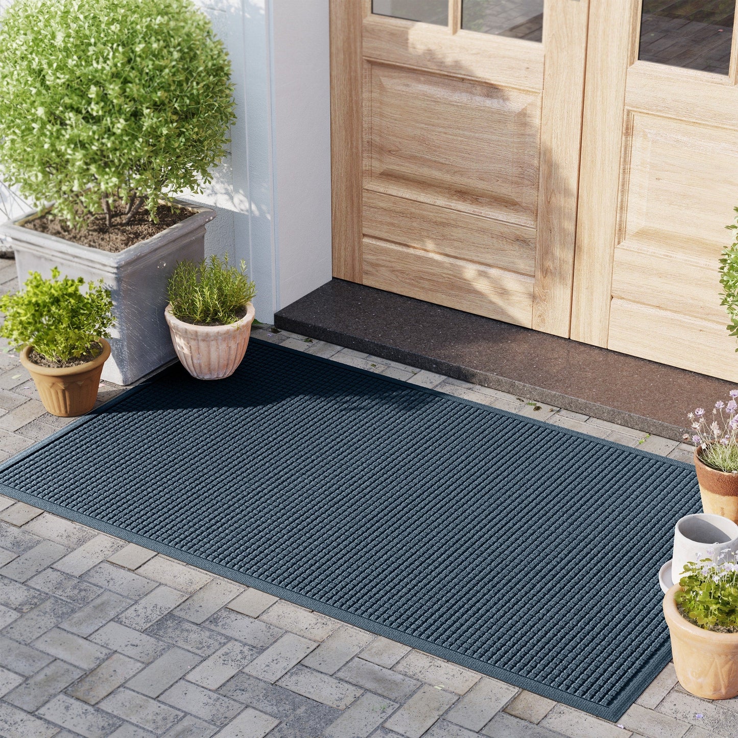 WaterHog Squares Indoor Outdoor Door Mat