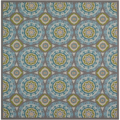 Waverly Sun N' Shade Indoor Outdoor Boho Medallion Area Rug