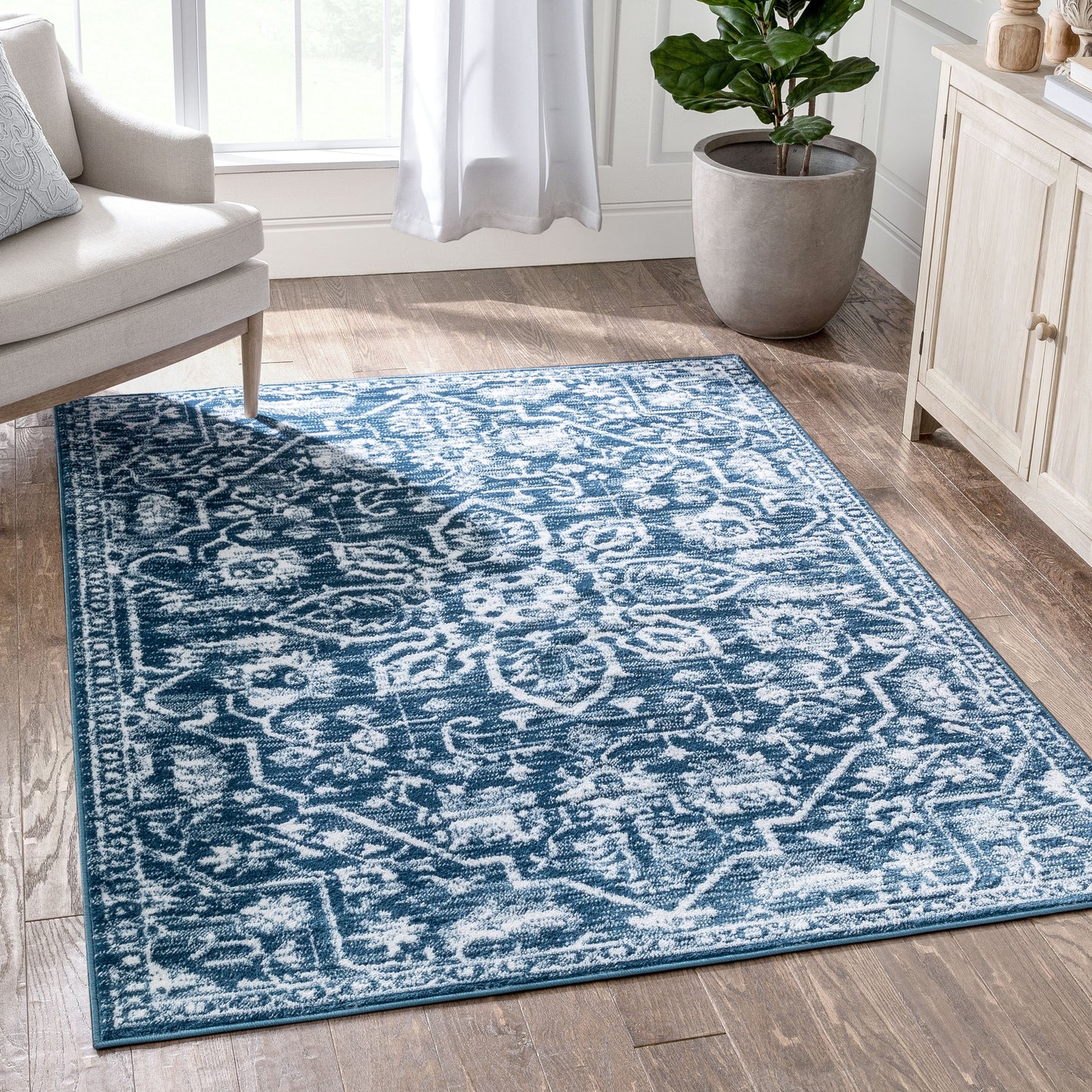 Well Woven Dazzle Disa Vintage Bohemian Oriental Floral Area Rug