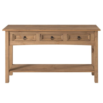 Console d'entrée en bois avec 3 tiroirs Corona | Furniture Dash - N/A
