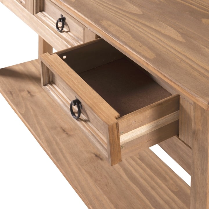 Console d'entrée en bois avec 3 tiroirs Corona | Furniture Dash - N/A