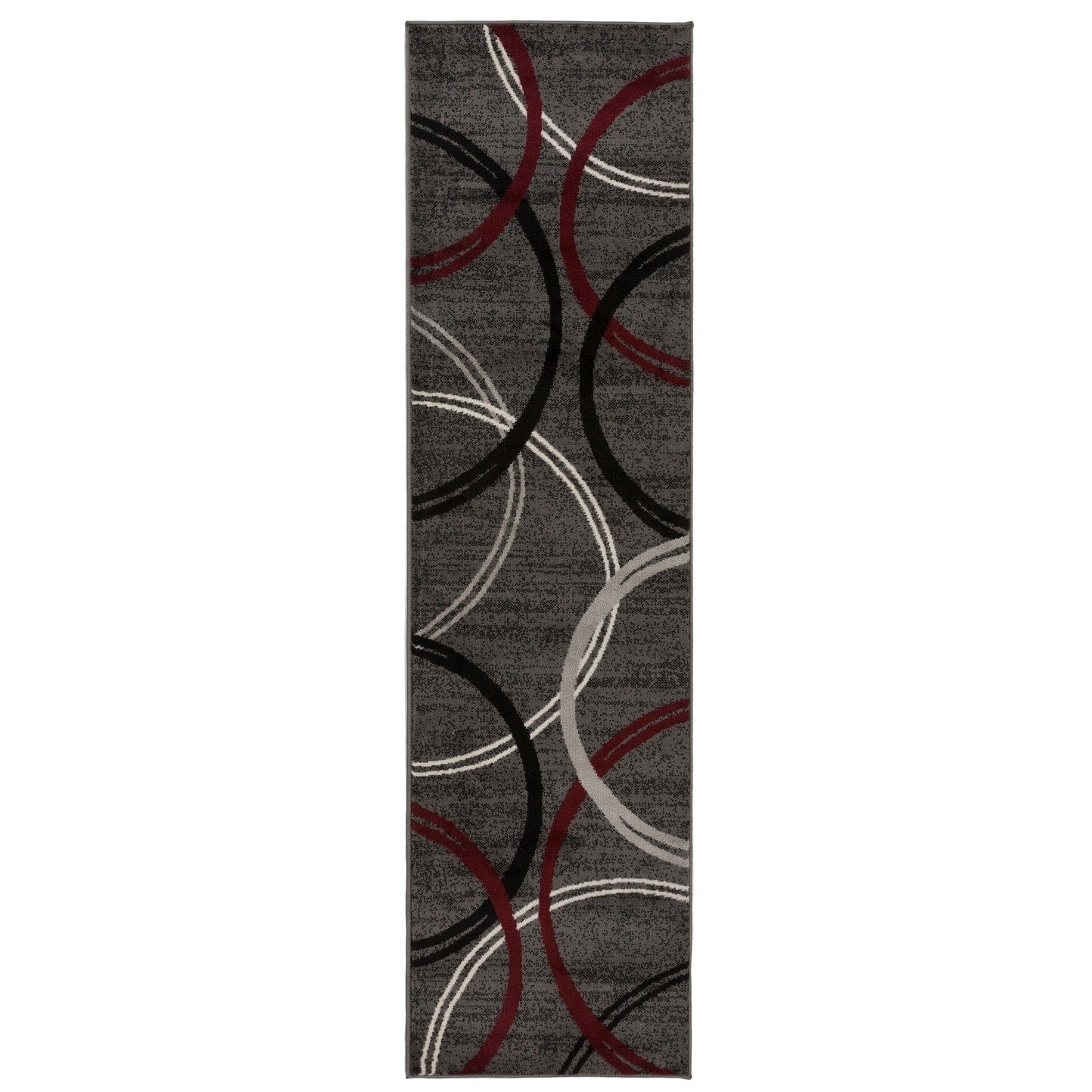 World Rug Gallery Contemporary Abstract Circles Design Area Rug