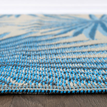 World Rug Gallery Floral Tropical Reversible Recycled Plastic Outdoor Rugs