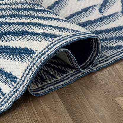 World Rug Gallery Floral Tropical Reversible Recycled Plastic Outdoor Rugs