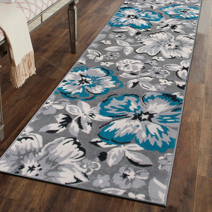 World Rug Gallery Modern Floral Design Area Rug