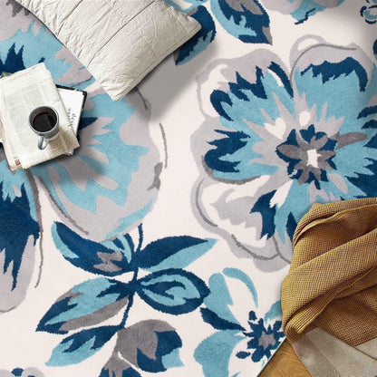 World Rug Gallery Modern Floral Design Area Rug