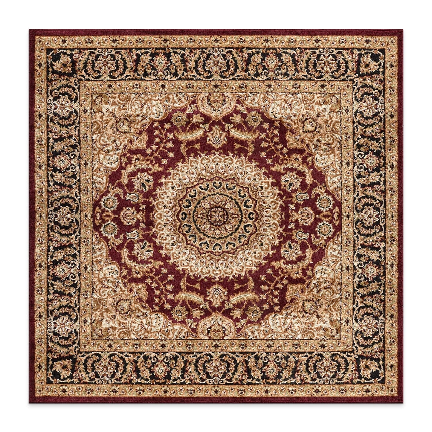World Rug Gallery Traditional Oriental Medallion Area Rug