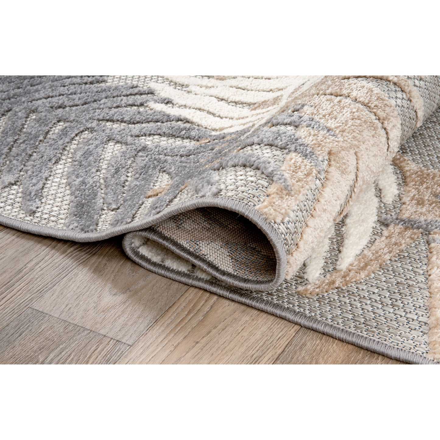 World Rug Gallery Tropical Floral Modern Indoor/Outdoor Area Rug