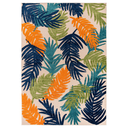 World Rug Gallery Tropical Floral Modern Indoor/Outdoor Area Rug