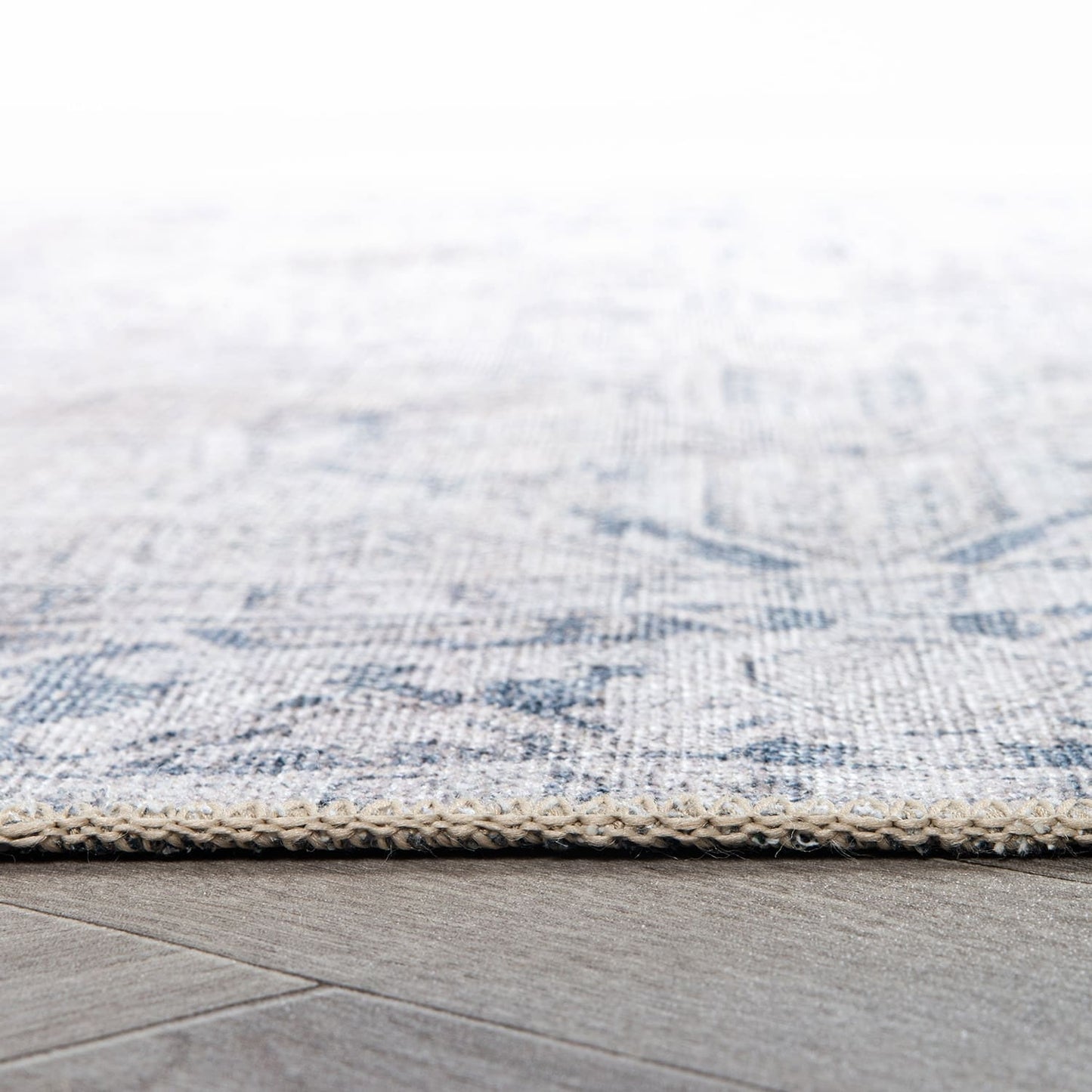 World Rug Gallery Vintage Boho Medallion Machine Washable Non Slip Area Rug