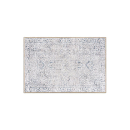 World Rug Gallery Vintage Boho Medallion Machine Washable Non Slip Area Rug