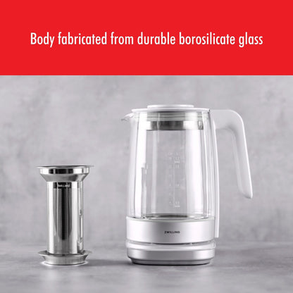 Bouilloire électrique en verre ZWILLING Enfinigy - 1,7 l