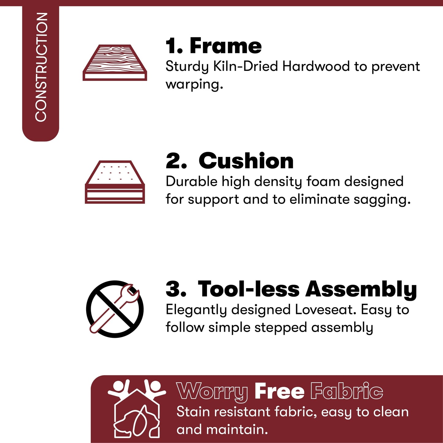 Canapé en microfibre Harvard de iLounge